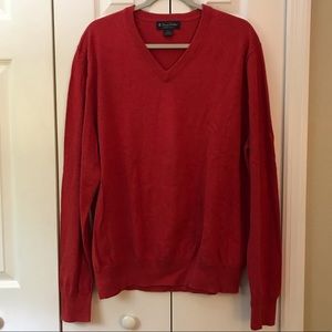 Brooks Brothers Supima Cotton V-Neck Sweater • XL